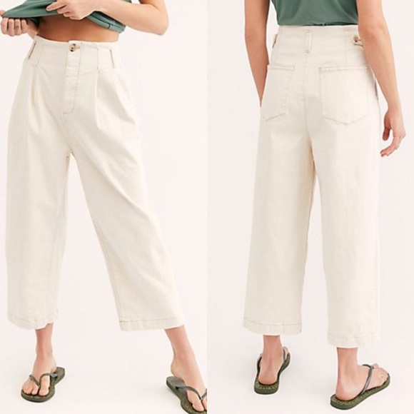 Free People Pleated Carrot Pants - Picture 10 of 10